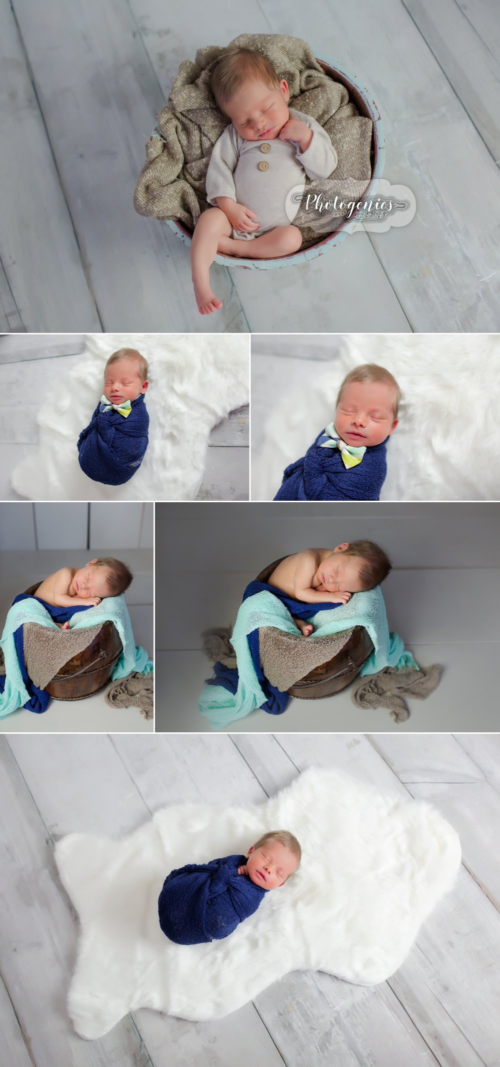  newborn_boy_photography_ideas_romper_hair_props_neutrals_simple_pictures_studio_baby_bowtie_shades_of_blue_teal_bucket_wood 1.jpg 