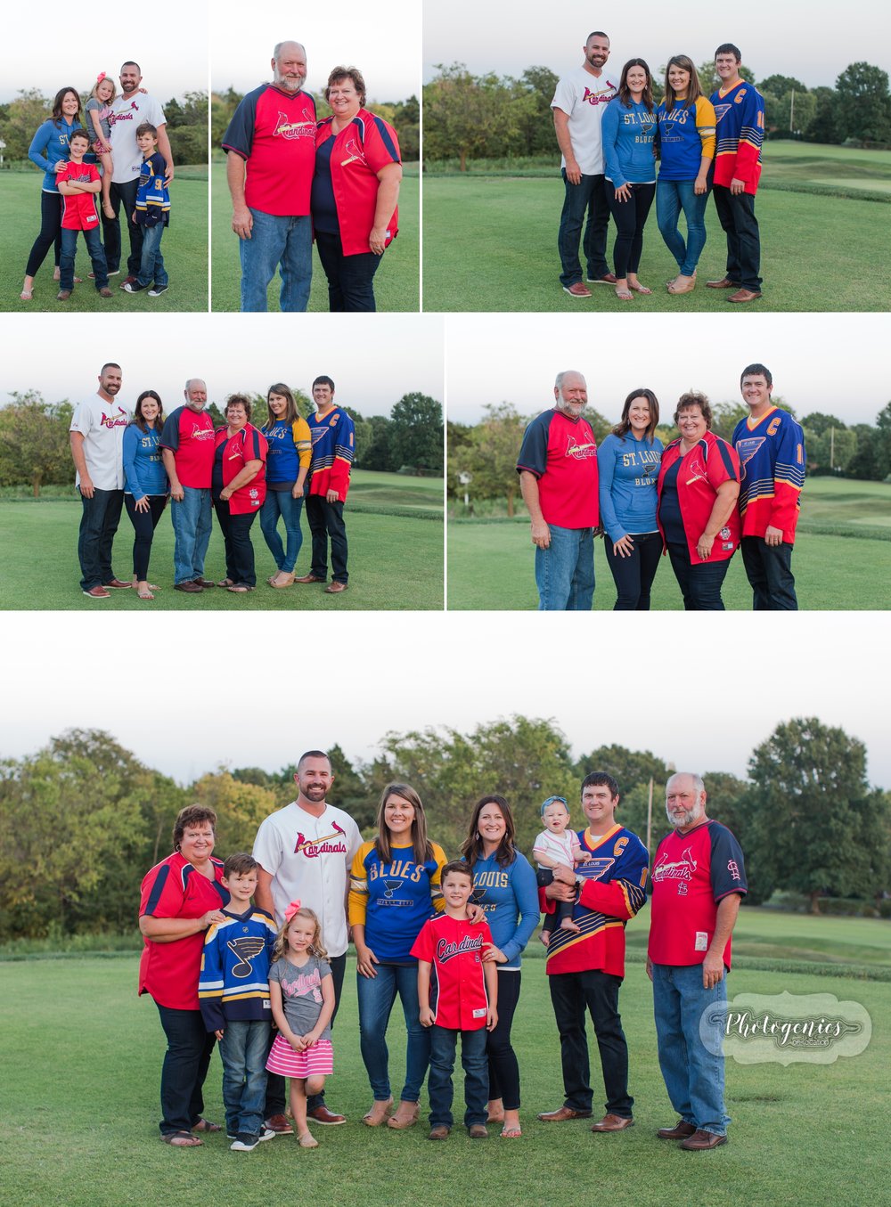  extended_family_sports_gear_st_louis_blues_st_louis_cardinals_baseball_jerserys_what_to_wear_coordinate_photography_photo_session 